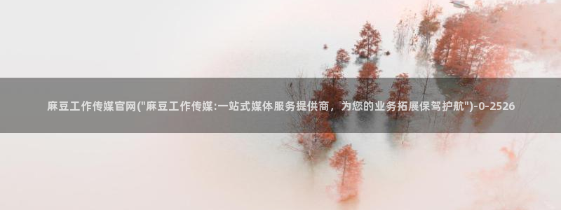 麻豆传媒直播官网 视频：麻豆工作传媒官网(\